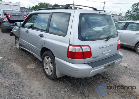 2002 Subaru Forester S из США, поврежденный, VIN JF1SF65602H736843